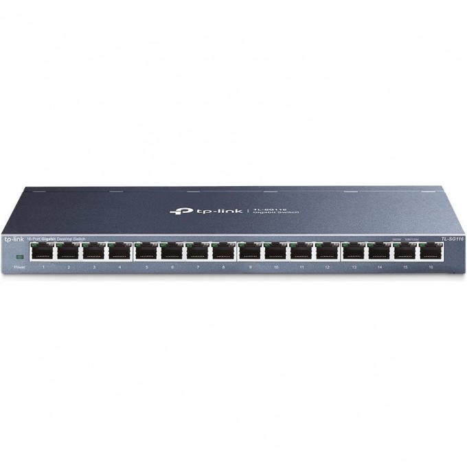 Коммутатор TP-LINK 16-портовый гигабитный TL-SG116 Коммутатор TP-LINK 16-портовый гигабитный TL-SG116
