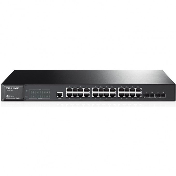Коммутатор TP-LINK 24-портовый гигабитный TL-SG3424 Коммутатор TP-LINK 24-портовый гигабитный TL-SG3424