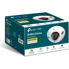 Компактная купольная IP‑камера 3 Мп с ИК‑подсветкой TP-LINK VIGI C230I Mini(2.8mm) Компактная купольная IP‑камера 3 Мп с ИК‑подсветкой TP-LINK VIGI C230I Mini(2.8mm)