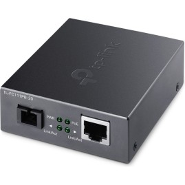 Медиаконвертер TP-LINK TL-FC111PB-20 WDM 10/100 Мбит/с с 1 PoE-портом Медиаконвертер TP-LINK TL-FC111PB-20 WDM 10/100 Мбит/с с 1 PoE-портом