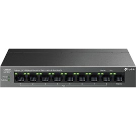 Настольный коммутатор TP-LINK LS109P с 9 портами 10/100 Мбит/с (8 портов PoE+) Настольный коммутатор TP-LINK LS109P с 9 портами 10/100 Мбит/с (8 портов PoE+)